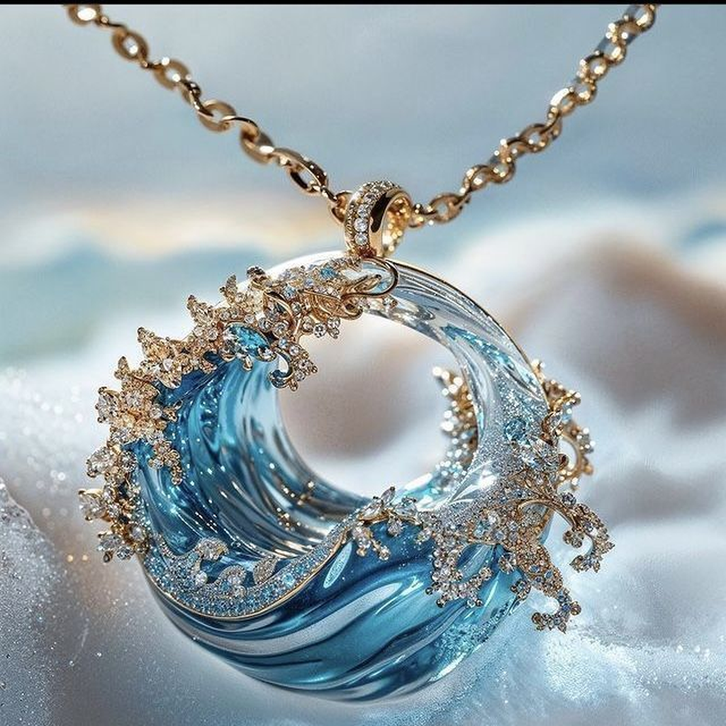 Exotický náhrdelník oceánský slib